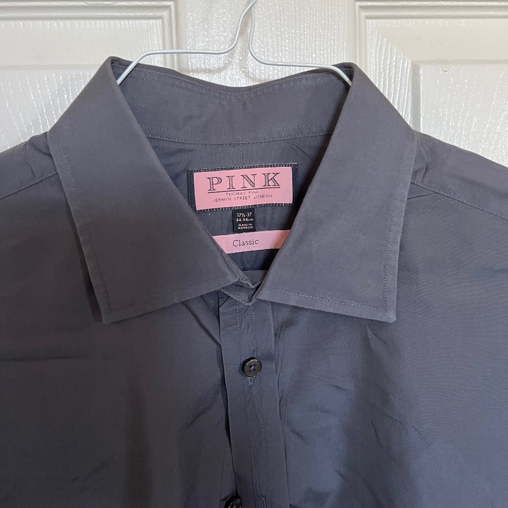PINK  mens shirt  size 17.5-37
